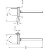 Держатель ёршика VITRA MINIMAX S, глянцевый хром A44790