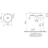 Раковина-чаша VITRA METROPOLE 40 см 7532B003-0673
