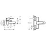 Смеситель VITRA ROOT ROUND для ванны/душа, медь A4272526EXP